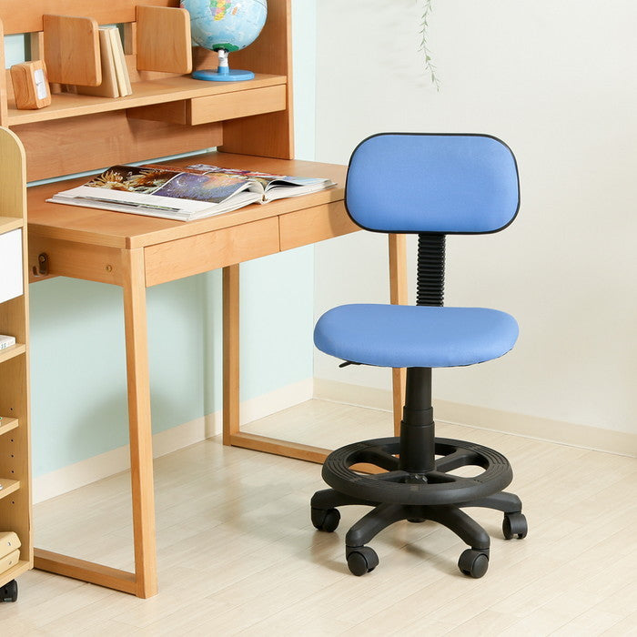 学童チェアー ブラック/ブルー ブルー 450 ×485 ×760?870 fj-82689の画像