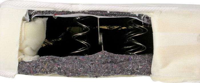 【大型配送】スプリングマットレス シングル アイボリー 970×1950×165 fj-83682の画像