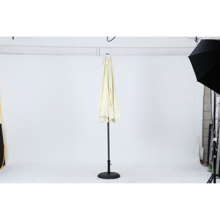 ガーデンパラソル アルミパラソル 270cm アイボリー TJB004 パラソルのみ ベース別売り fj-85185の画像