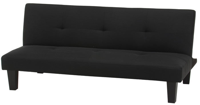 ソファーベッド スミス2 BK ブラック 幅1700×奥行800?960×高さ370?740mm fj-85193の画像