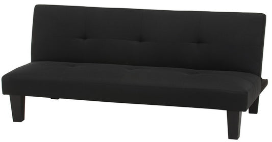 ソファーベッド スミス2 BK ブラック 幅1700×奥行800?960×高さ370?740mm fj-85193の画像