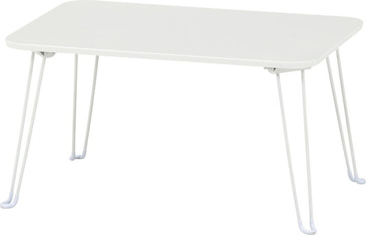 くすみカラーテーブル クレール 6040 ホワイト HH-60402 オフホワイト 幅600×奥行400×高さ320mm fj-85379の画像