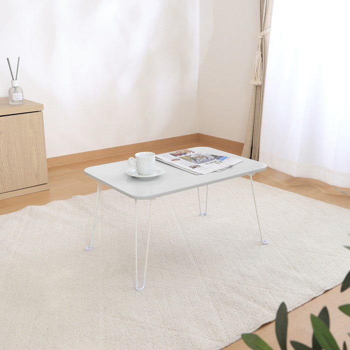 くすみカラーテーブル クレール 6040 グレー HH-60401-429 グレｰ 幅600×奥行400×高さ320mm fj-85380の画像