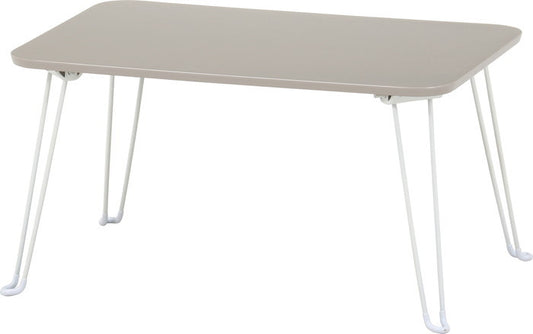 くすみカラーテーブル クレール 6040 グレージュ HH-60401-407 グレｰジュ 幅600×奥行400×高さ320mm fj-85381の画像