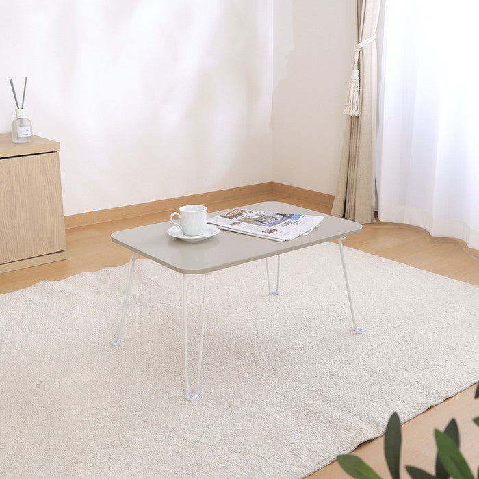 くすみカラーテーブル クレール 6040 グレージュ HH-60401-407 グレｰジュ 幅600×奥行400×高さ320mm fj-85381の画像