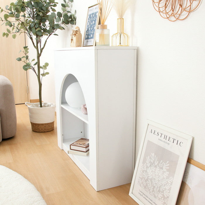 Chamill マントルピース WH ホワイト 幅800×奥行250×高さ800 fj-85859の画像