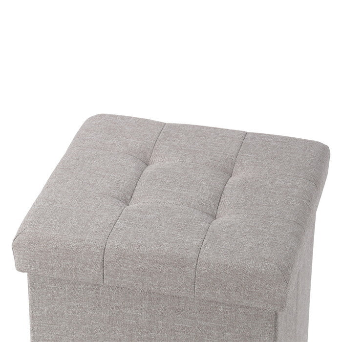 ハント ボックス スツール 30? ライトグレー 幅310×奥行310×高さ305 fj-85991の画像