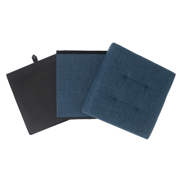 ハント ボックス スツール 30? ネイビー 幅310×奥行310×高さ305 fj-85993の画像