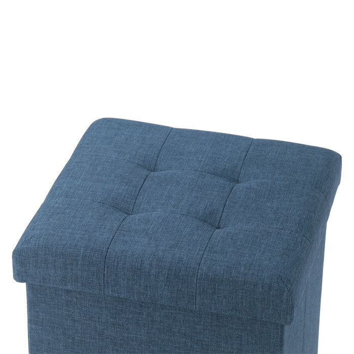 ハント ボックス スツール 30? ネイビー 幅310×奥行310×高さ305 fj-85993の画像