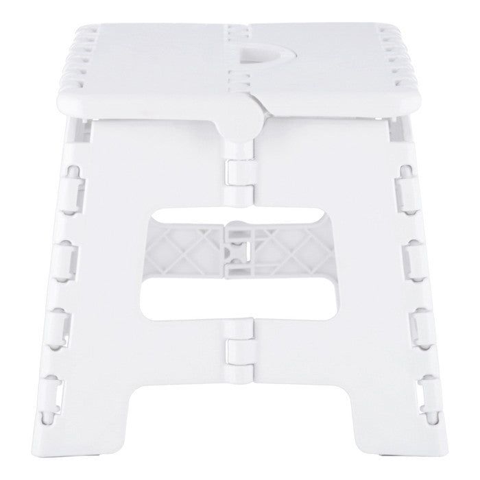 フォールディング ステップ スツール 折りたたみ 踏み台 H22cm WH ホワイト 幅325×奥行255×高さ220 fj-86072の画像