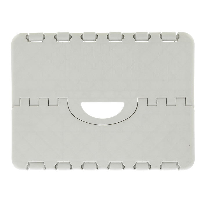 フォールディング ステップ スツール 折りたたみ 踏み台 H22cm WH ホワイト 幅325×奥行255×高さ220 fj-86072の画像