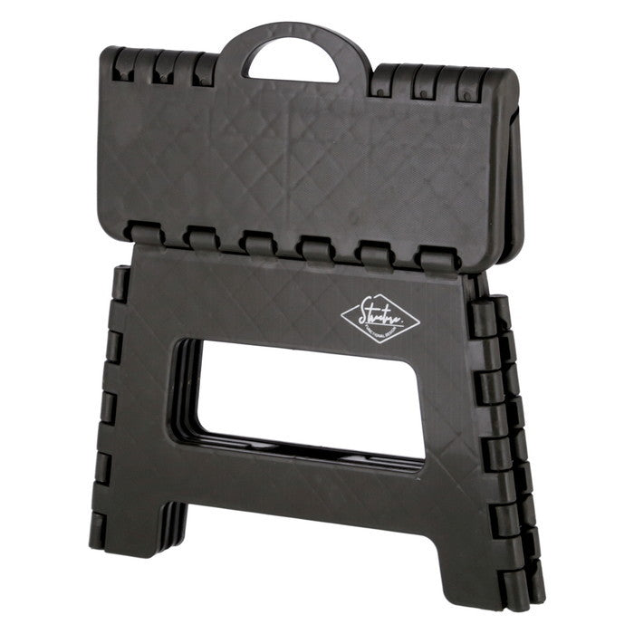 フォールディング ステップ スツール 折りたたみ 踏み台 H22cm KH カーキ 幅325×奥行255×高さ220 fj-86073の画像