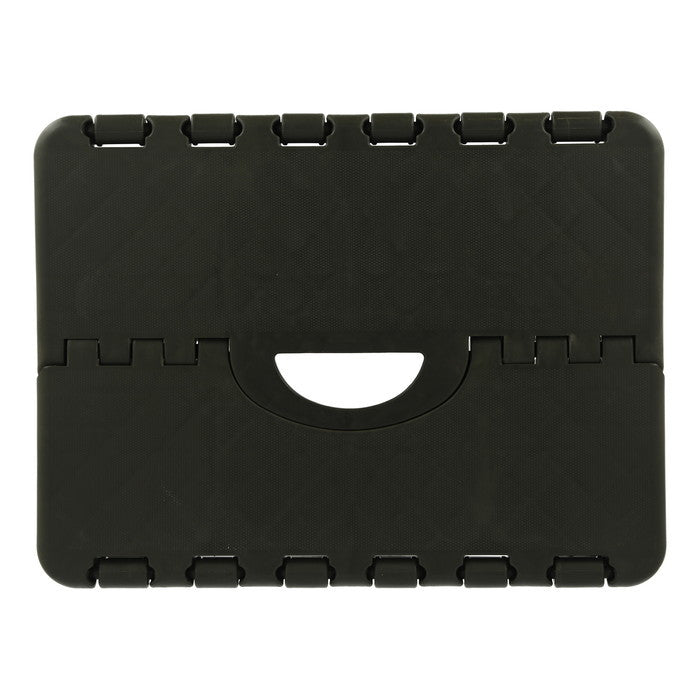 フォールディング ステップ スツール 折りたたみ 踏み台 H22cm KH カーキ 幅325×奥行255×高さ220 fj-86073の画像