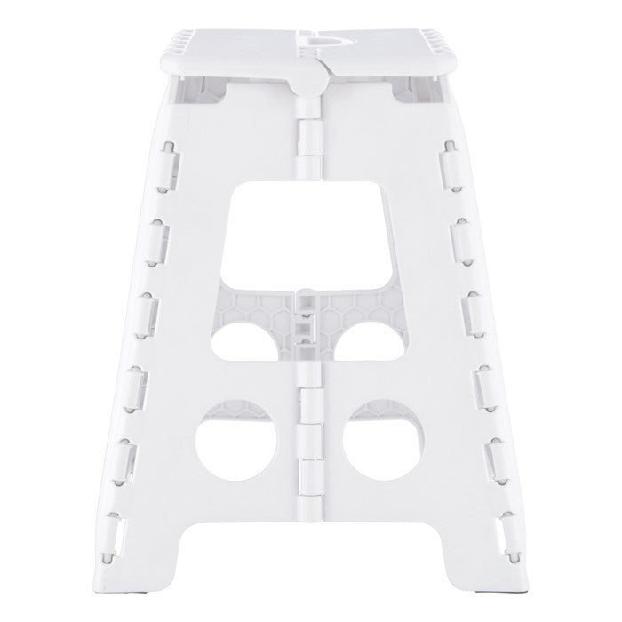 フォールディング ステップ スツール 折りたたみ 踏み台 H39cm WH ホワイト 幅390×奥行330×高さ390 fj-86076の画像