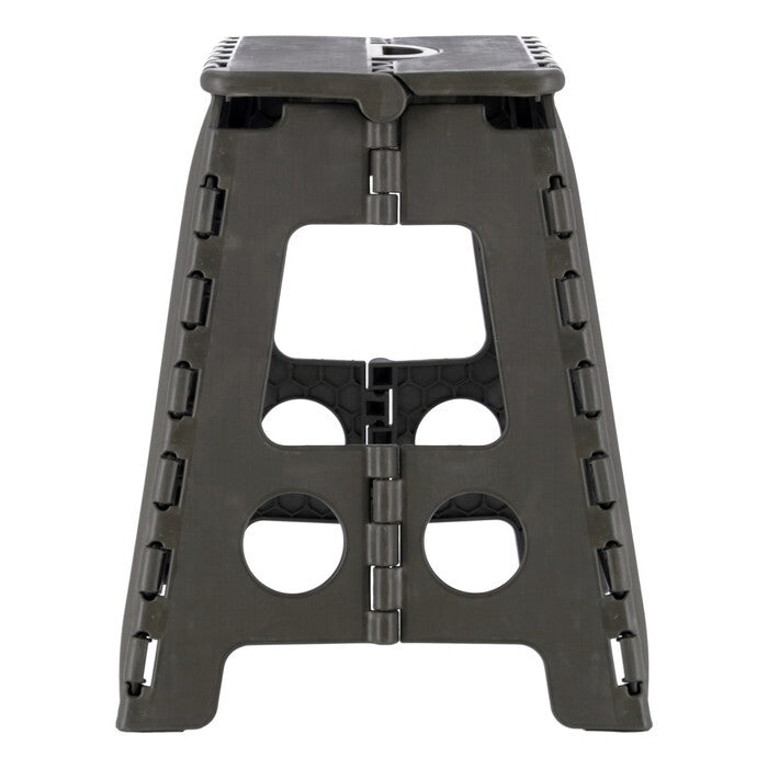 フォールディングステップスツール H39cm KH カーキ 完成品 W390×D330×H390mm 1.45kg fj-86077の画像