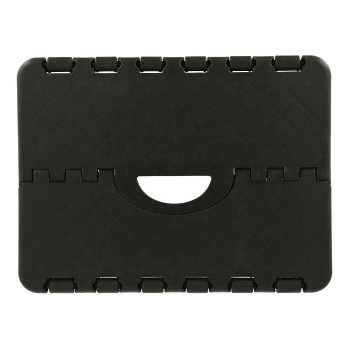 フォールディングステップスツール H39cm KH カーキ 完成品 W390×D330×H390mm 1.45kg fj-86077の画像