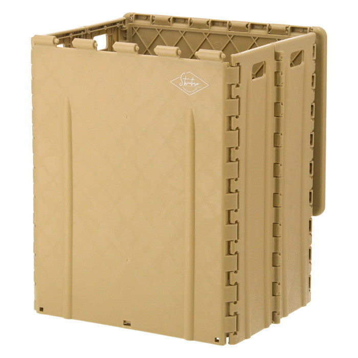 フォールディングストレージスツール ST04 BE ベージュ 幅320×奥行275×高さ375 折りたたみ 折り畳み fj-86102の画像