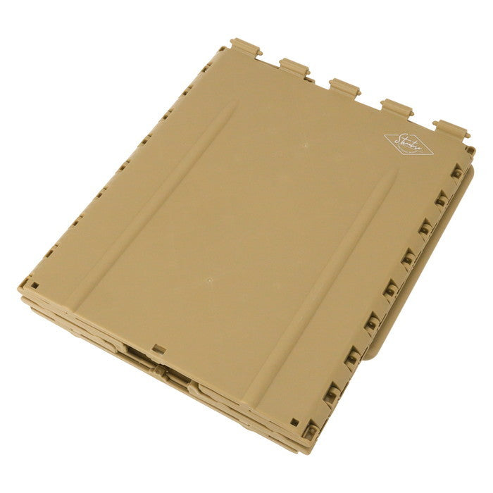 フォールディングストレージスツール ST04 BE ベージュ 幅320×奥行275×高さ375 折りたたみ 折り畳み fj-86102の画像