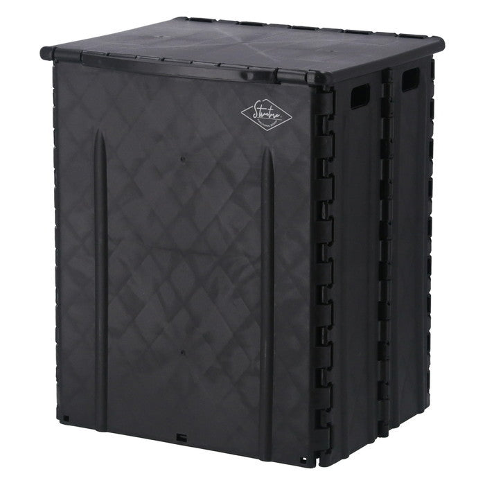 フォールディングストレージスツール ST04 BK ブラック 幅320×奥行275×高さ375 折りたたみ 折り畳み fj-86105の画像