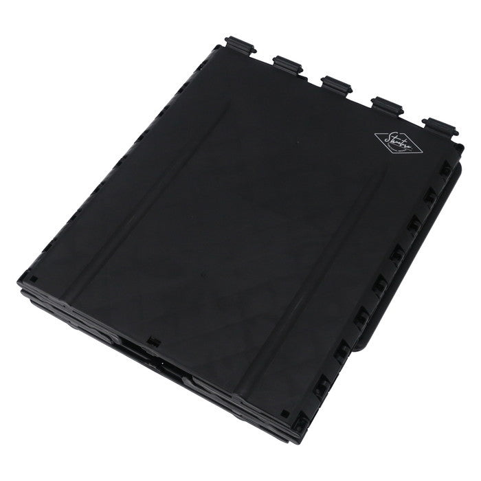 フォールディングストレージスツール ST04 BK ブラック 幅320×奥行275×高さ375 折りたたみ 折り畳み fj-86105の画像