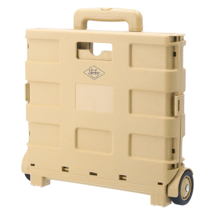 フォールディングキャリーカート ST05 BE ベージュ 幅400×奥行305×高さ870 折りたたみ 折り畳み fj-86106の画像