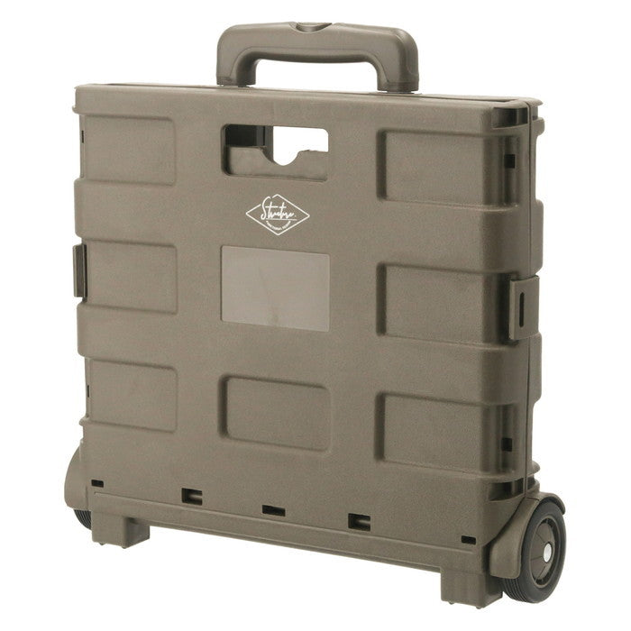 フォールディングキャリーカート ST05 KH カーキ 幅400×奥行305×高さ870 折りたたみ 折り畳み fj-86108の画像