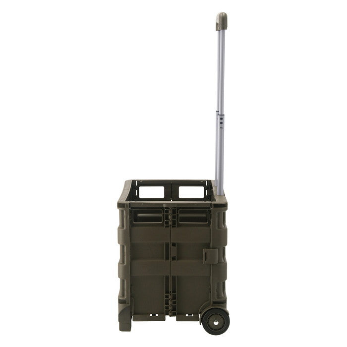 フォールディングキャリーカート ST05 KH カーキ 幅400×奥行305×高さ870 折りたたみ 折り畳み fj-86108の画像