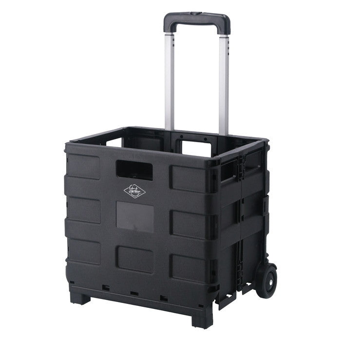 フォールディングキャリーカート ST05 BK ブラック 幅400×奥行305×高さ870 折りたたみ 折り畳み fj-86109の画像