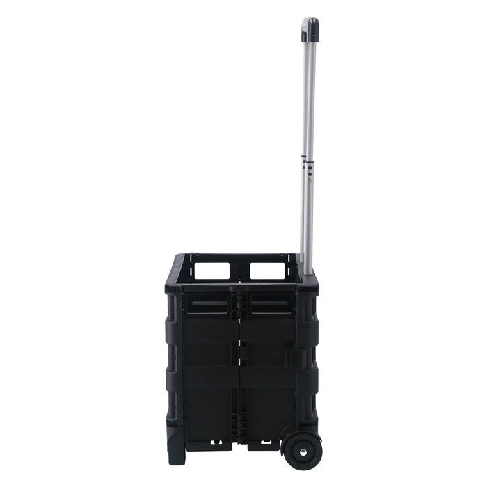 フォールディングキャリーカート ST05 BK ブラック 幅400×奥行305×高さ870 折りたたみ 折り畳み fj-86109の画像