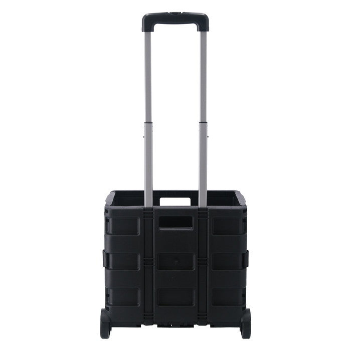フォールディングキャリーカート ST05 BK ブラック 幅400×奥行305×高さ870 折りたたみ 折り畳み fj-86109の画像