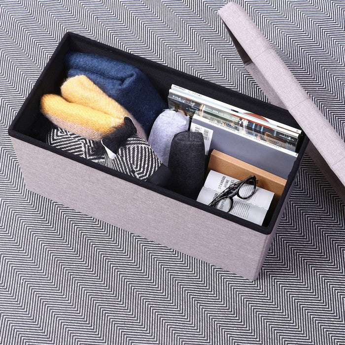 ハント ストレージ ベンチ 6030 ライトグレー 幅600×奥行300×高さ300 fj-86139の画像