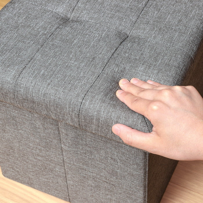 ハント ストレージ ベンチ 6030 ライトグレー 幅600×奥行300×高さ300 fj-86139の画像