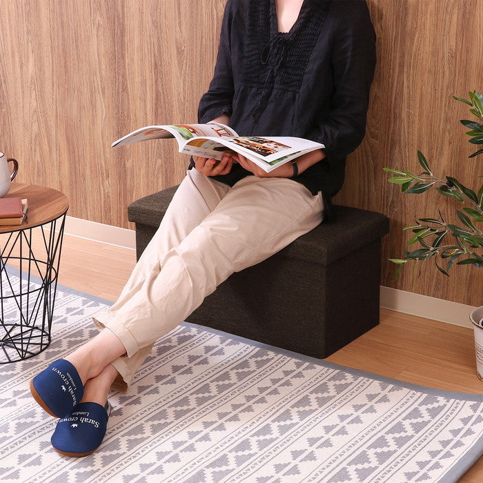 ハント ストレージ ベンチ 6030 チャコール 幅600×奥行300×高さ300 fj-86140の画像