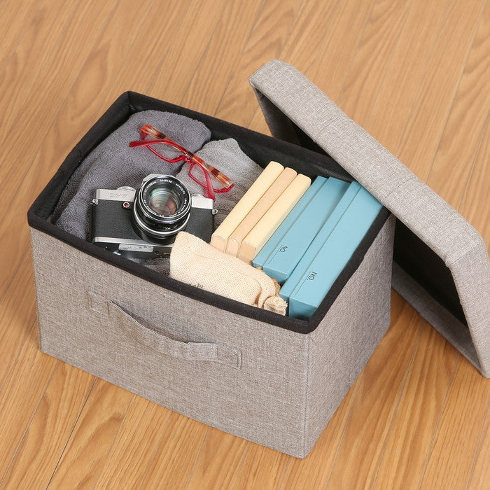 ハント 座れる インナーボックス ライトグレー 幅380×奥行250×高さ250 fj-86142の画像