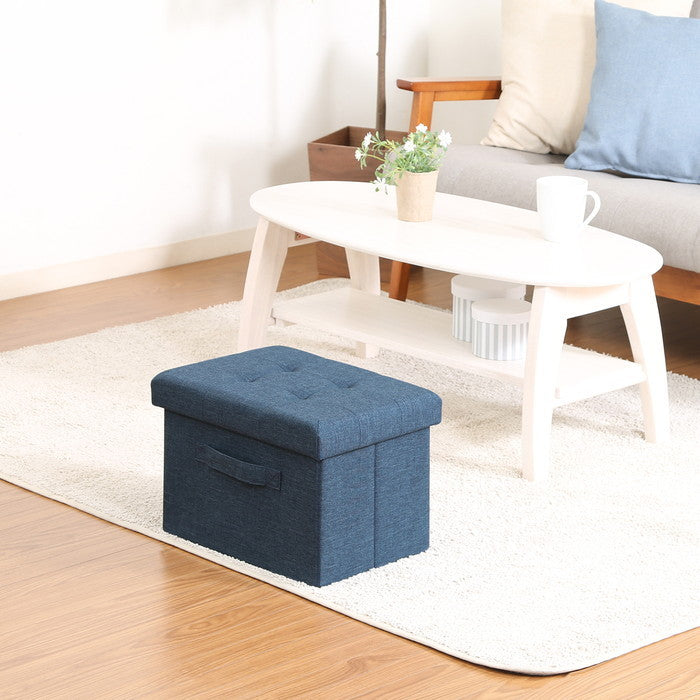 ハント 座れる インナーボックス ネイビー 幅380×奥行250×高さ250 fj-86144の画像