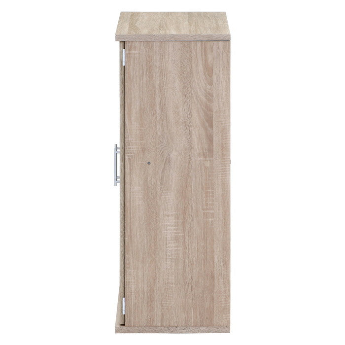 ルーバー&ミラー付きシューズボックス60幅 WHO ホワイトオーク 600 ×345 ×930 fj-86191の画像