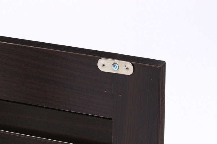 ルーバー&ミラー付シューズボックス90幅 BR ブラウン 900×345×930 fj-86192の画像