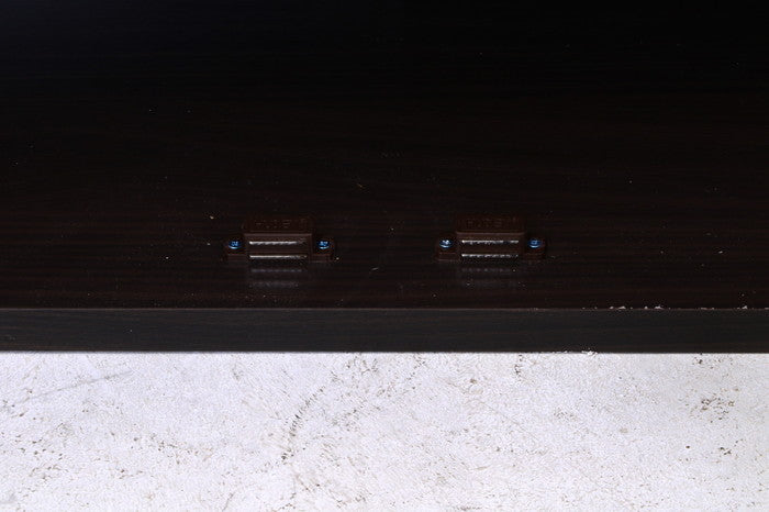 ルーバー&ミラー付シューズボックス90幅 BR ブラウン 900×345×930 fj-86192の画像