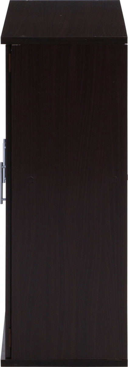 ルーバー&ミラー付シューズボックス90幅 BR ブラウン 900×345×930 fj-86192の画像