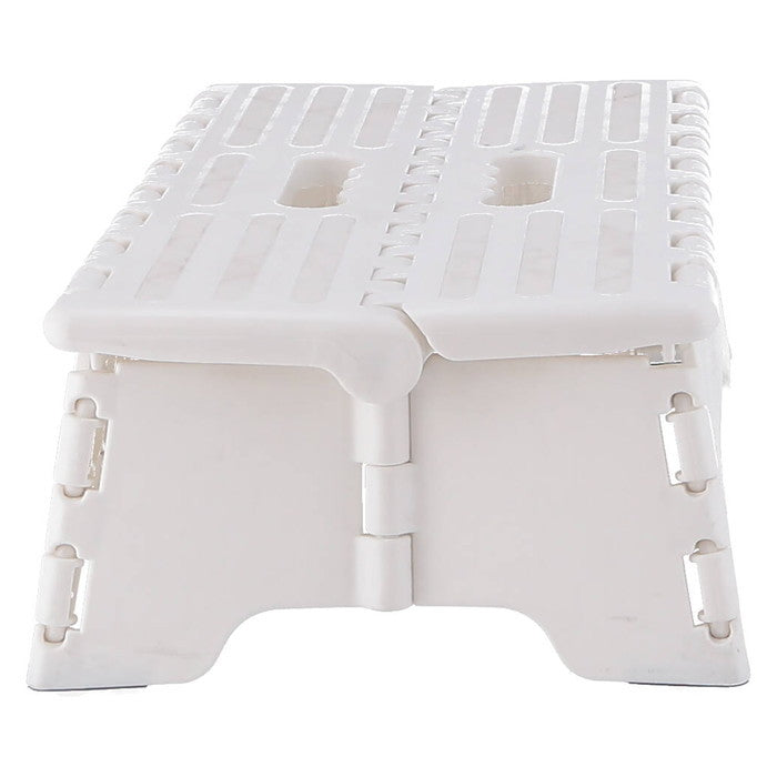 フォールディングステップ ワイド 折りたたみ 踏み台 H13? WH ホワイト 幅395×奥行240×高さ130 fj-86857の画像