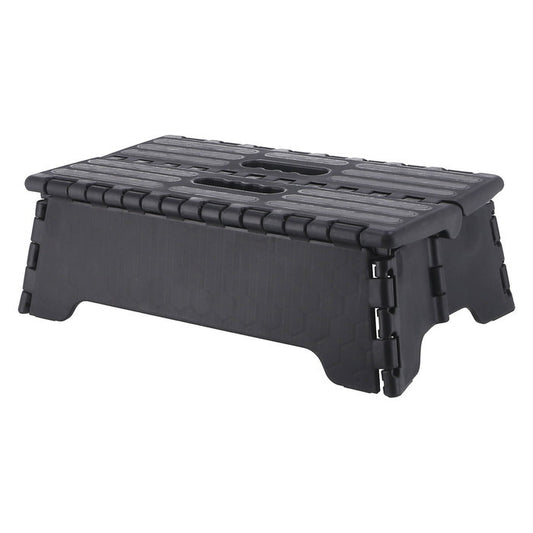 フォールディングステップ ワイド 折りたたみ 踏み台 H13? BK ブラック 幅395×奥行240×高さ130 fj-86858の画像