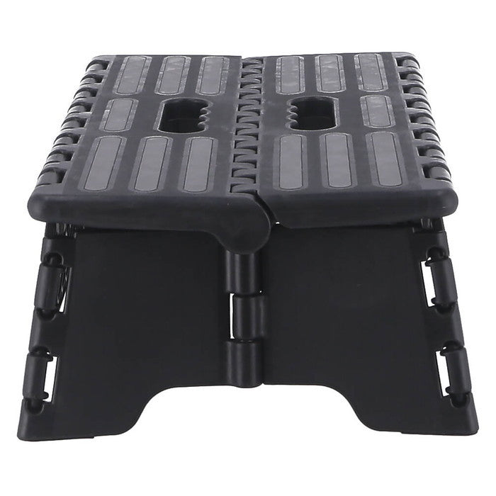 フォールディングステップ ワイド 折りたたみ 踏み台 H13? BK ブラック 幅395×奥行240×高さ130 fj-86858の画像