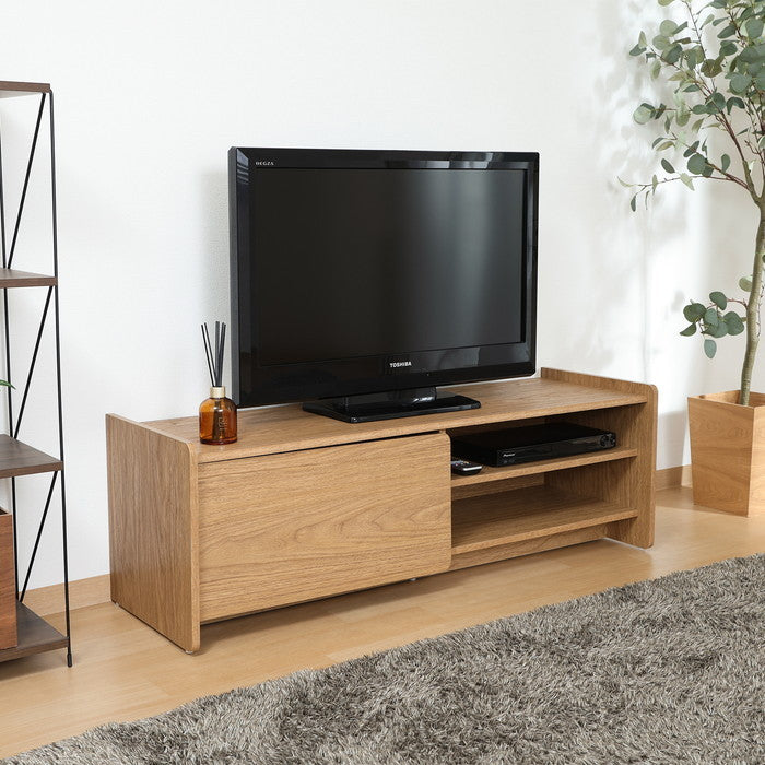 ヘーゼル テレビ台 TV台 テレビボード 120幅 ミドルブラウン ELV91 007TV11 ミドルブラウン 幅1200×奥行395×高さ395mm fj-86942の画像