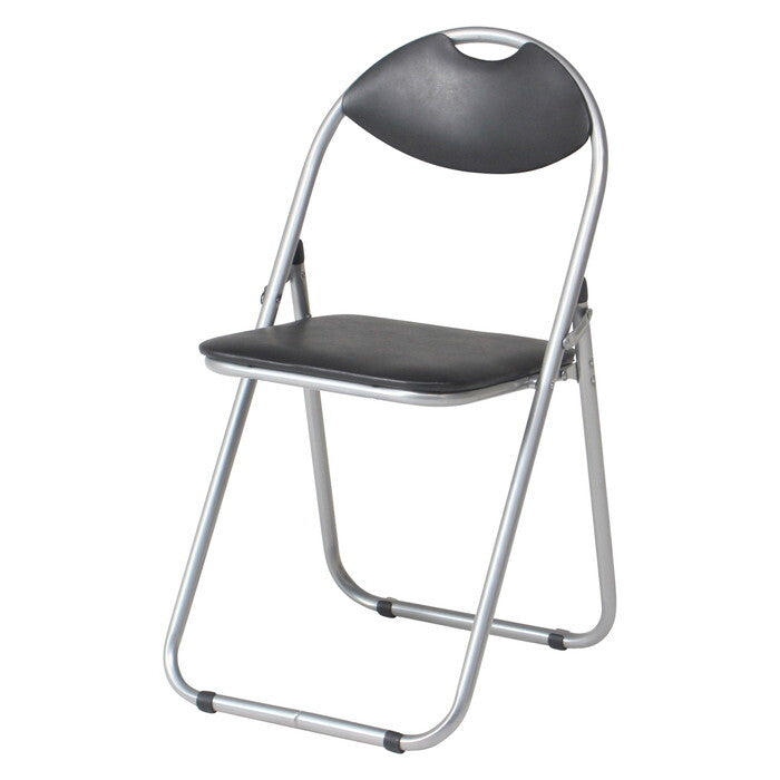 パイプ会議イス FB-030 1010BK ブラック 組立品 W450×D470×H795mm 3.5kg fj-88626の画像