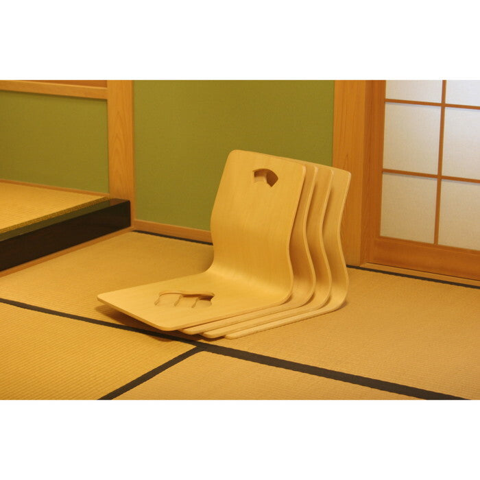 和座椅子 6221HNA ナチュラル 完成品 W395×D520×H430mm 2.2kg fj-89144の画像