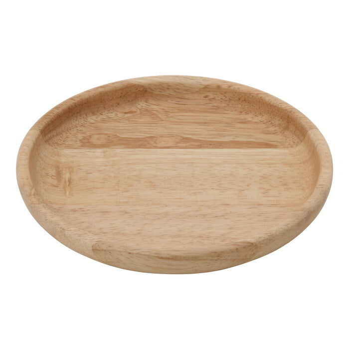 ディッシュ 木製 ラウンド S ボヌール ナチュラル 完成品 W150×D150×H18mm 0.1kg fj-96217の画像