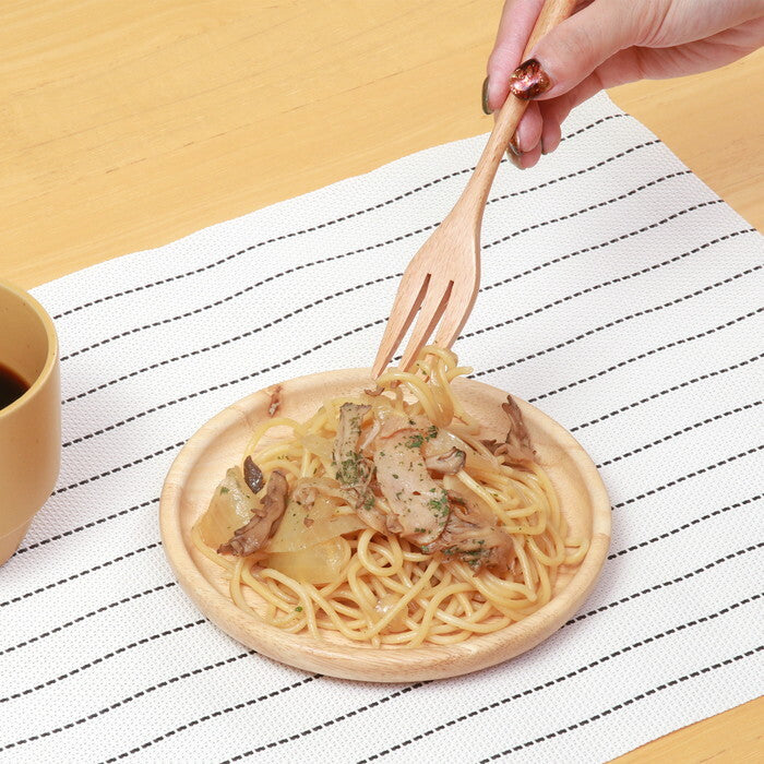 ディッシュ 木製 ラウンド S ボヌール ナチュラル 完成品 W150×D150×H18mm 0.1kg fj-96217の画像