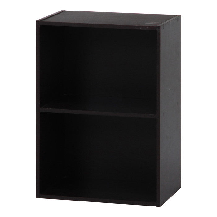 カラーボックス 2段 ブラウン HP643BR fj-96503の画像