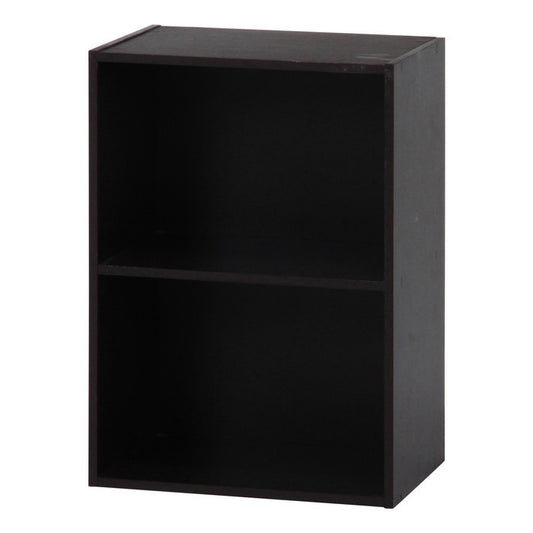 カラーボックス 2段 ブラウン HP643BR fj-96503の画像