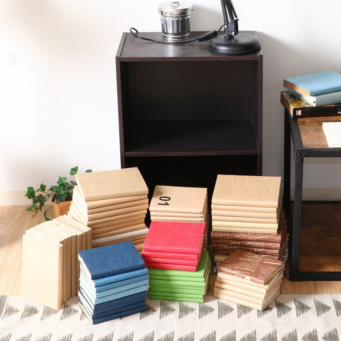 カラーボックス 2段 ブラウン HP643BR fj-96503の画像